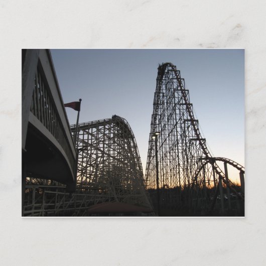 Steel Force und Thunderhawk Dorney Park Postkarte (Vorderseite)