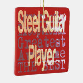 Steel Guitar Player Extraordinator Keramikornament (Rechts)