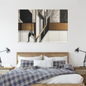 Steel Leaves Leinwanddruck (Insitu (Schlafzimmer))