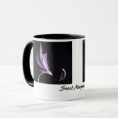 Steel Magnolia Abstrakt Coffee Tasse (Vorderseite Links)