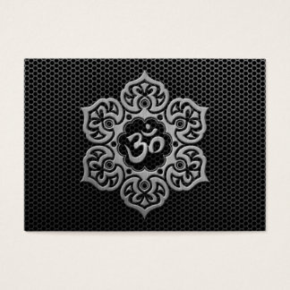 Steel Mesh Floral Om