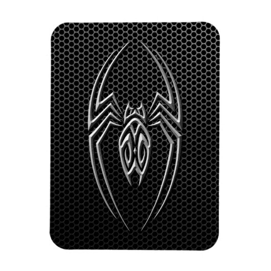 Steel Mesh Tribal Spider Magnet (Vertikal)