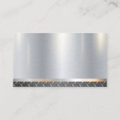 Steel | Metallic | Logo der Bohrlotsen Visitenkarte (Rückseite)