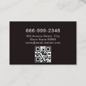 Steel Metallic Metal Works Welding Service Welder Visitenkarte (Rückseite)