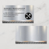 Steel | Metallisch | Hammer Wrench Visitenkarte (Vorne/Hinten)