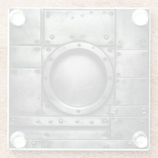 steel object  glasuntersetzer (Rückseite)