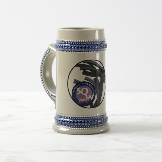 Steel-Oil-Wood.com Bierglas (Vorderseite Links)