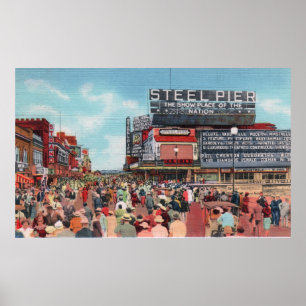 Steel Pier - Atlantic City Poster