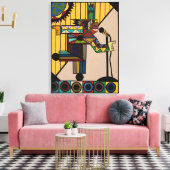 "Steel Pulse" von Ruchell Alexander Leinwanddruck (Insitu (Wohnzimmer))