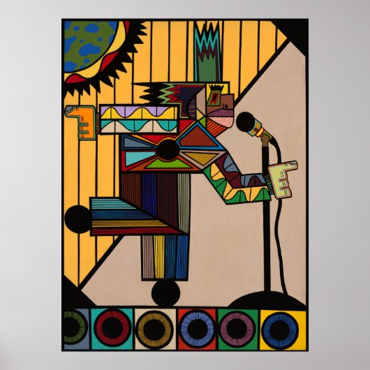 "Steel Pulse" von Ruchell Alexander Poster (Vorne)