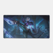 Steel Shadow Gaming Desk Mat | Assassin-Ästhetik Schreibtischunterlage (Vorderseite)