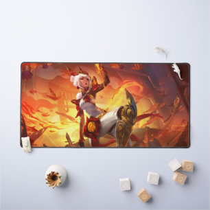 Steel Shadow Gaming Desk Mat   Assassin-Ästhetik Schreibtischunterlage