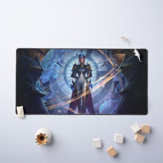 Steel Shadow Gaming Desk Mat | Assassin-Ästhetik Schreibtischunterlage (Kindertisch)