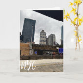 Steel & Sky NYC Karte (Gelbe Blume)