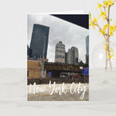 Steel & Sky NYC Karte (Gelbe Blume)