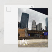 Steel & Sky NYC Postkarte (Vorne/Hinten)