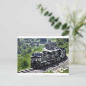 Steel Snake Postkarte (Stehend Vorderseite)