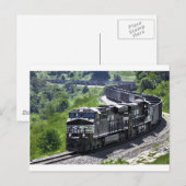 Steel Snake Postkarte (Vorne/Hinten)