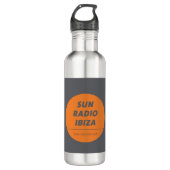 Steel Sport Bottle by Sun Radio Ibiza Edelstahlflasche (Vorderseite)