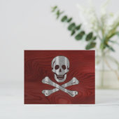Steel Wood Pirate Postkarte (Stehend Vorderseite)