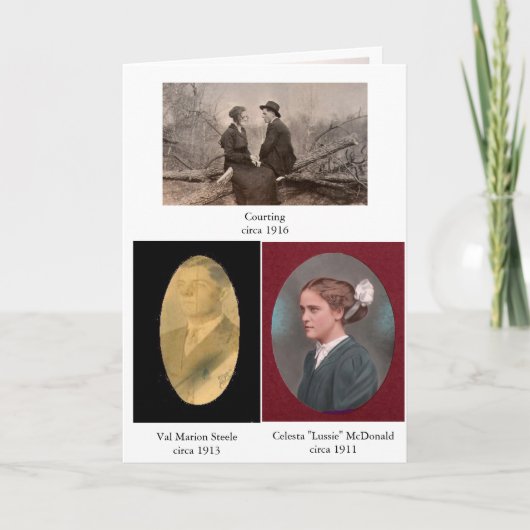 Steele Family Wiedersehen Karte (Vorderseite)