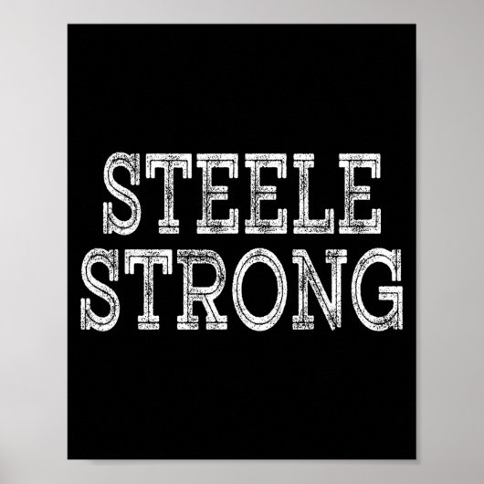 STEELE Starkes Squad-Familientreffen-Team mit dem Poster (Vorne)