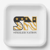 Steeler Nation Party Plate Pappteller (Vorderseite)