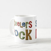 Steelers-Felsen Kaffeetasse (Vorderseite Links)