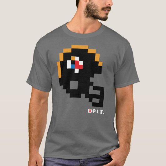 Steelers Tecmo Bowl Helmet T - Shirt (Vorderseite)