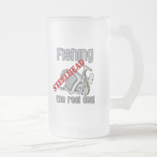 Steelhead - das Rollengeschäft Mattglas Bierglas (Rechts)