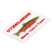 Steelhead - Mehr als ein Trout-Magnet Magnet (Linke Seite)