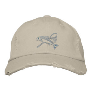 Steelhead & Net bestickter Hut