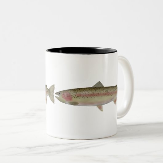 Steelhead - Spawn Phase Two-Tone Coffee Mug Zweifarbige Tasse (VorderseiteRechts)