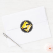SteelMan-Logo Runder Aufkleber (Umschlag)