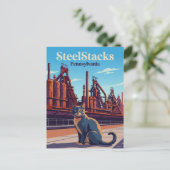 SteelStacks USA Postkarte (Stehend Vorderseite)