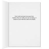 Steelworker or Steel Worker Birthday Card (Innen (Rechts))