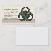 Steely keltische Biogefährdung-Geschäfts-Karten Visitenkarte (Vorne/Hinten)