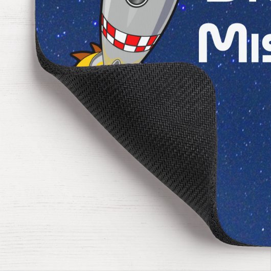 Steely-Mit Augen Missile Man Mousepad (Ecke)