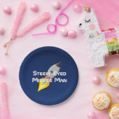 Steely-Mit Augen Missile Man Pappteller (Party)