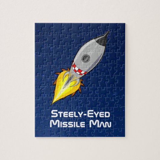Steely-Mit Augen Missile Man Puzzle (Vertikal)