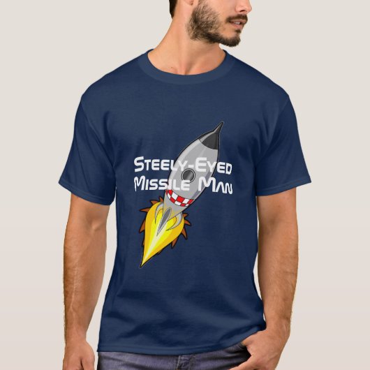 Steely-Mit Augen Missile Man T-Shirt (Vorderseite)