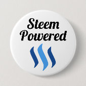 Steem trieb Knopf an Button (Vorderseite)