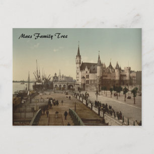 Steen, Antwerpen, Belgien Postkarte