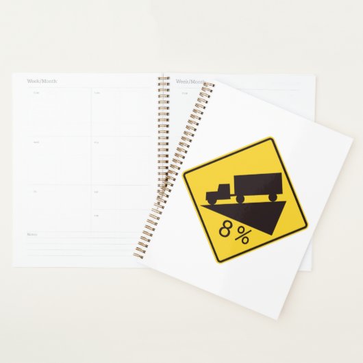 Steep Grade Traffic Sign Trucking Hauling Caution Planer (Anzeige)