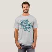 Steep Hollow Band - Blue Word Logo Shirt (Vorne ganz)