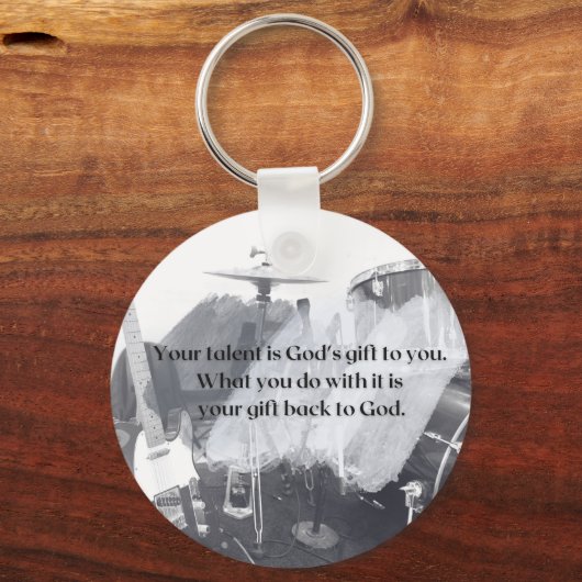 Steep Hollow Band Schlüsselanhänger - mit Zitat (Rückseite)