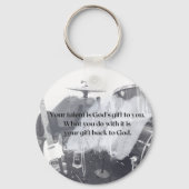 Steep Hollow Band Schlüsselanhänger - mit Zitat (Rückseite)