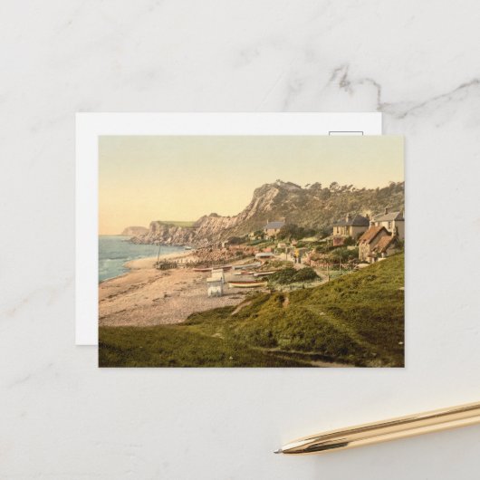 Steephill Cove, Ventnor, Isle of Wight, England Postkarte (Vorderseite/Rückseite Beispiel)