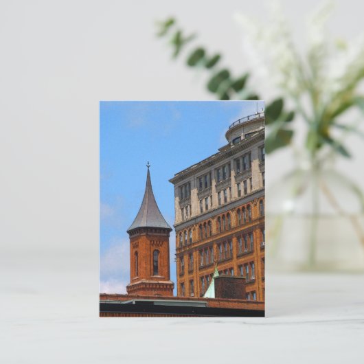 Steeple with Gull Postkarte (Stehend Vorderseite)