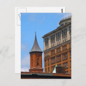 Steeple with Gull Postkarte (Vorne/Hinten)